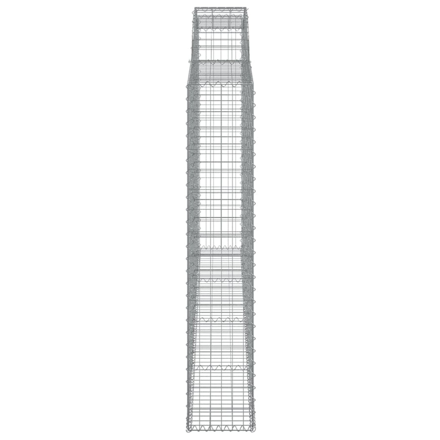 Schanskorven 3 st gewelfd 300x30x160/180 cm ijzer 3 300 x 30 x 160/180 cm