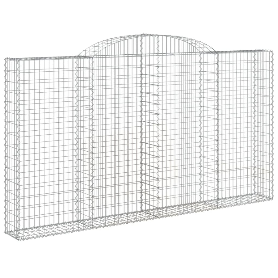 Schanskorven 5 st gewelfd 300x30x160/180 cm ijzer 5 300 x 30 x 160/180 cm