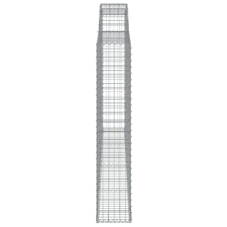Schanskorven 5 st gewelfd 300x30x160/180 cm ijzer 5 300 x 30 x 160/180 cm