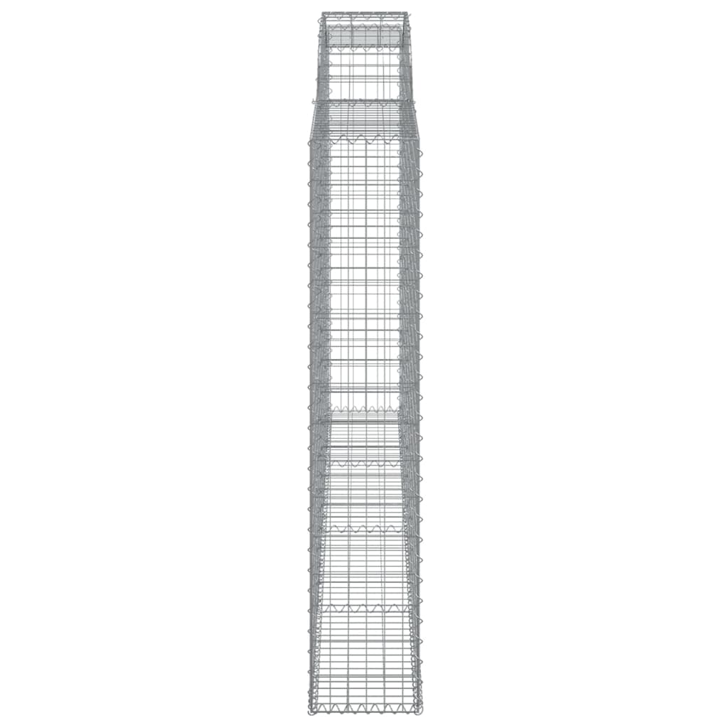 Schanskorven 6 st gewelfd 300x30x160/180 cm ijzer 6 300 x 30 x 160/180 cm