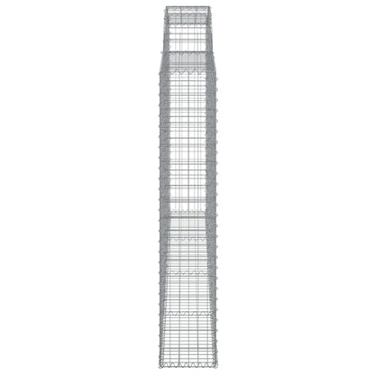 Schanskorven 6 st gewelfd 300x30x160/180 cm ijzer 6 300 x 30 x 160/180 cm