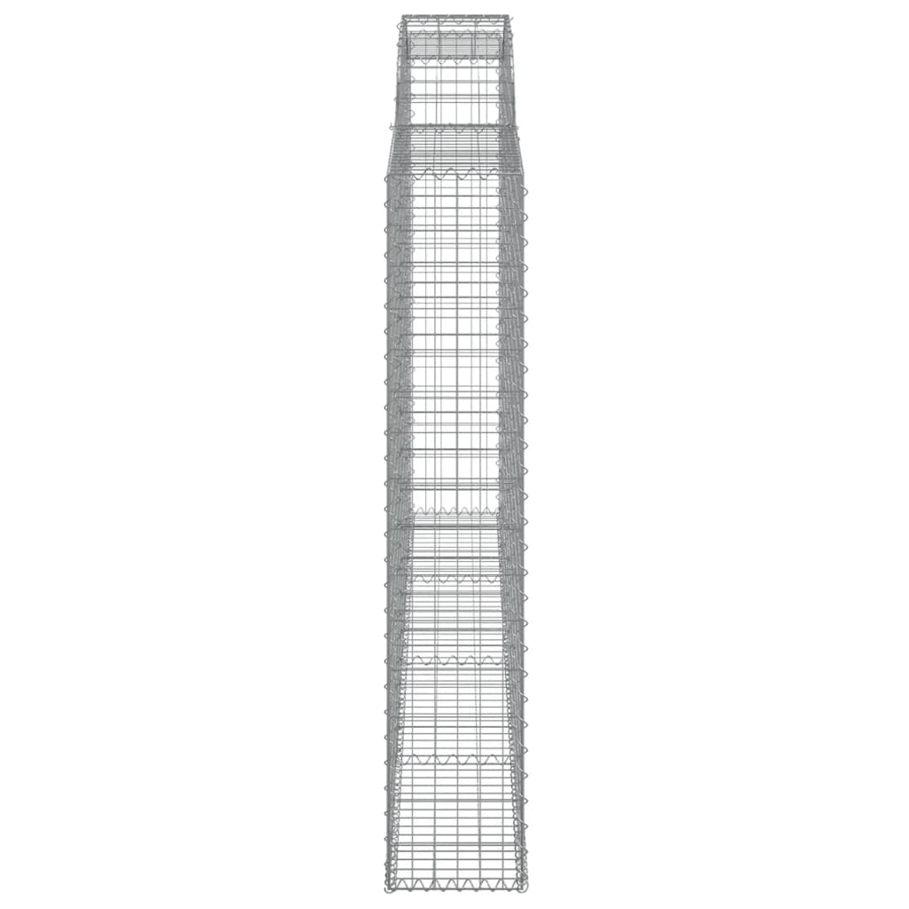 Schanskorven 7 st gewelfd 300x30x160/180 cm ijzer 7 300 x 30 x 160/180 cm