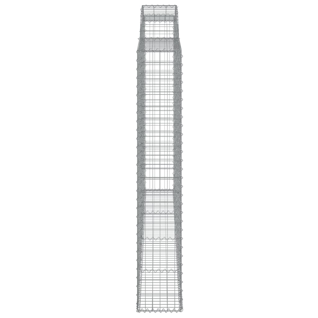 Schanskorven 5 st gewelfd 300x30x180/200 cm ijzer 5 300 x 30 x 180/200 cm