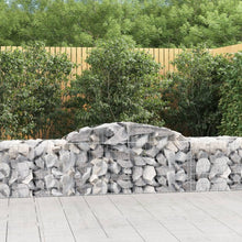Schanskorven 15 st gewelfd 300x50x60/80 cm gegalvaniseerd ijzer 15 300 x 50 x 60/80 cm