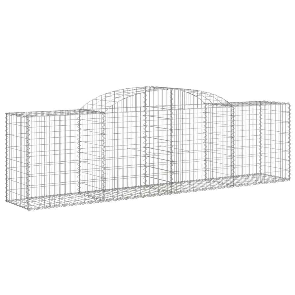 Schanskorven 20 st gewelfd 300x50x80/100 cm ijzer 20 300 x 50 x 80/100 cm