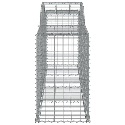 Schanskorven 20 st gewelfd 300x50x80/100 cm ijzer 20 300 x 50 x 80/100 cm