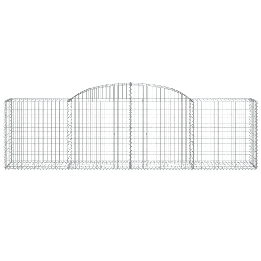 Schanskorven 30 st gewelfd 300x50x80/100 cm ijzer 30 300 x 50 x 80/100 cm