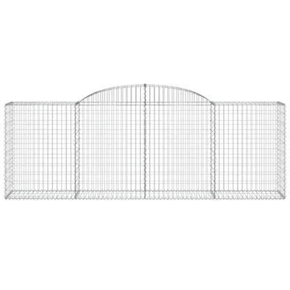 Schanskorven 7 st gewelfd 300x50x100/120 cm ijzer 7 300 x 50 x 100/120 cm