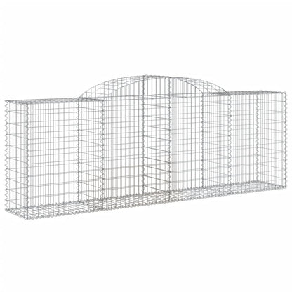 Schanskorven 11 st gewelfd 300x50x100/120 cm ijzer 11 300 x 50 x 100/120 cm