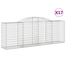 Schanskorven 17 st gewelfd 300x50x100/120 cm ijzer 17 300 x 50 x 100/120 cm