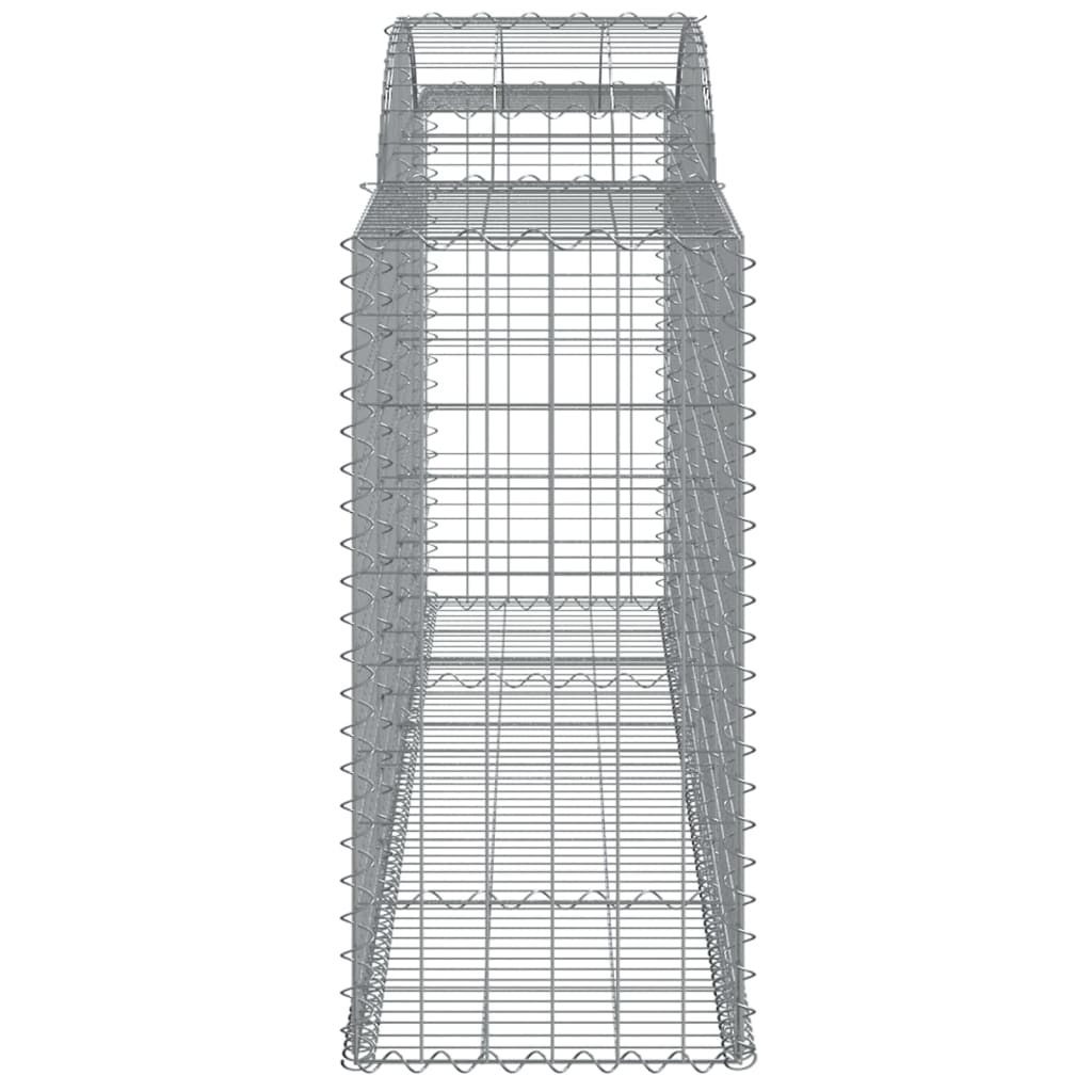 Schanskorven 17 st gewelfd 300x50x100/120 cm ijzer 17 300 x 50 x 100/120 cm