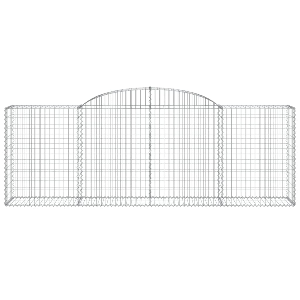 Schanskorven 25 st gewelfd 300x50x100/120 cm ijzer 25 300 x 50 x 100/120 cm