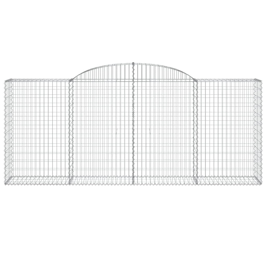 Schanskorven 6 st gewelfd 300x50x120/140 cm ijzer 6 300 x 50 x 120/140 cm