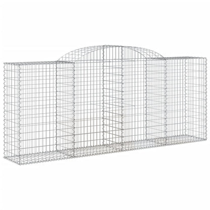 Schanskorven 12 st gewelfd 300x50x120/140 cm ijzer 12 300 x 50 x 120/140 cm