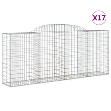 Schanskorven 17 st gewelfd 300x50x120/140 cm ijzer 17 300 x 50 x 120/140 cm