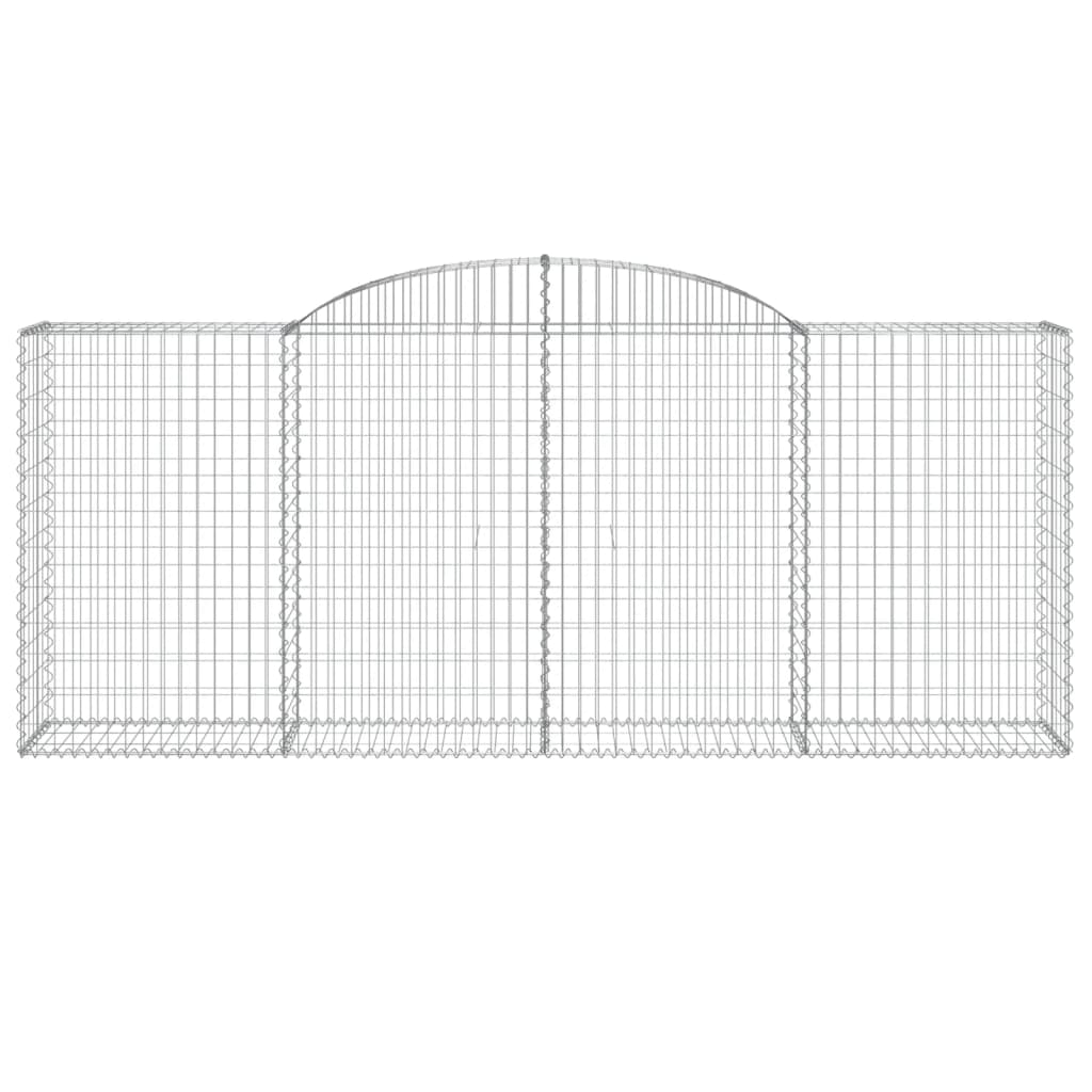 Schanskorven 17 st gewelfd 300x50x120/140 cm ijzer 17 300 x 50 x 120/140 cm