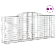 Schanskorven 30 st gewelfd 300x50x120/140 cm ijzer 30 300 x 50 x 120/140 cm