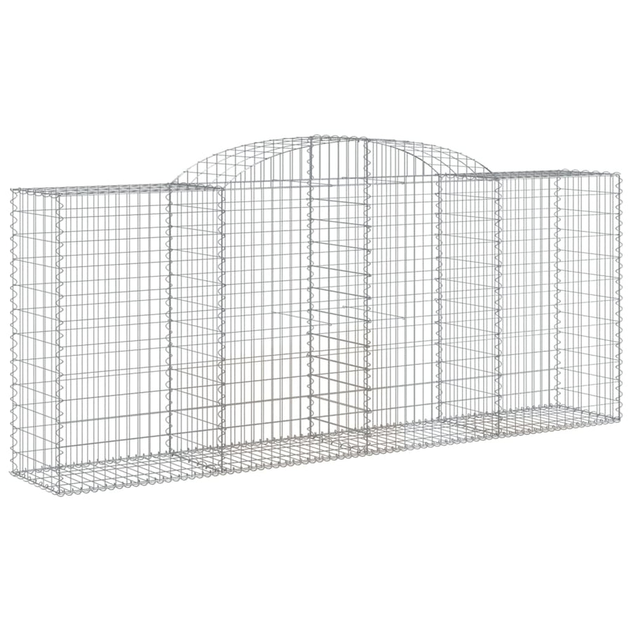 Schanskorven 30 st gewelfd 300x50x120/140 cm ijzer 30 300 x 50 x 120/140 cm