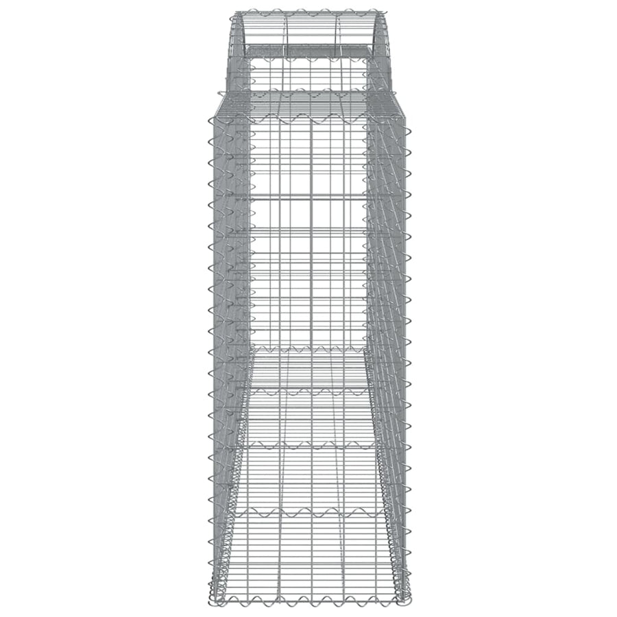 Schanskorven 30 st gewelfd 300x50x120/140 cm ijzer 30 300 x 50 x 120/140 cm
