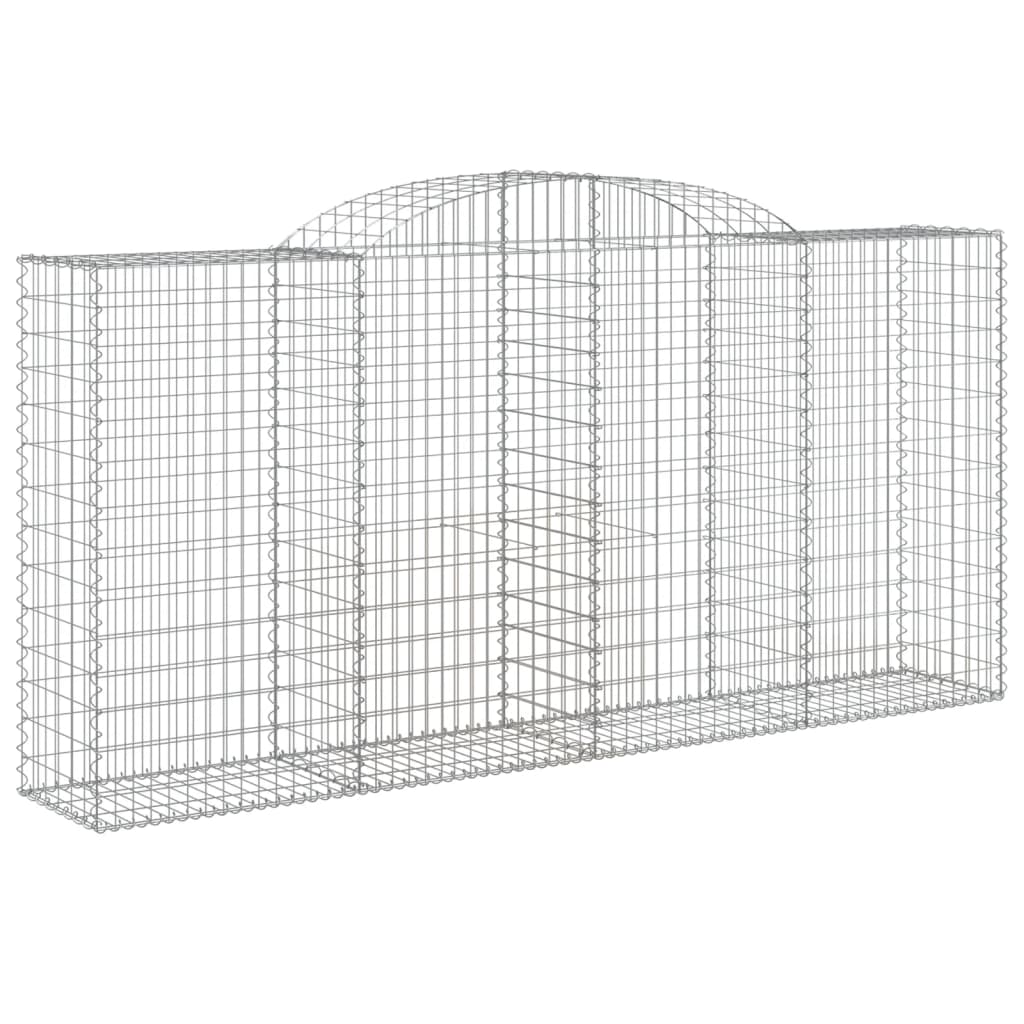 Schanskorven 6 st gewelfd 300x50x140/160 cm ijzer 6 300 x 50 x 140/160 cm