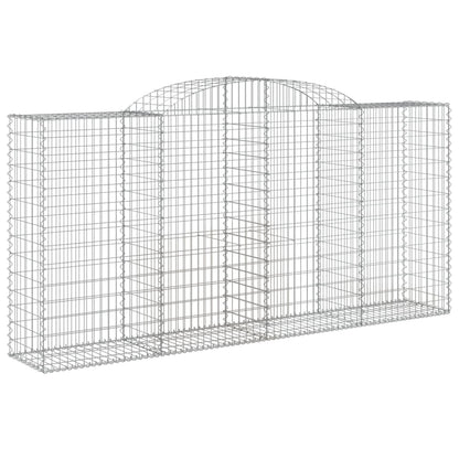 Schanskorven 6 st gewelfd 300x50x140/160 cm ijzer 6 300 x 50 x 140/160 cm