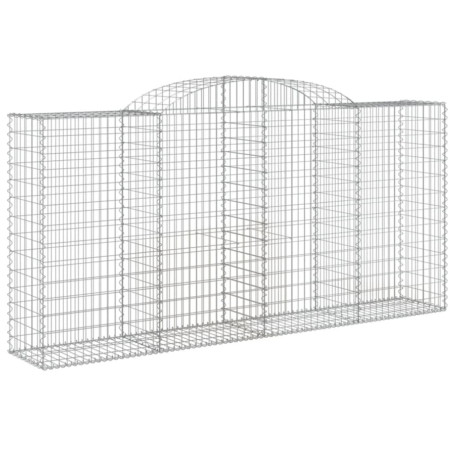 Schanskorven 6 st gewelfd 300x50x140/160 cm ijzer 6 300 x 50 x 140/160 cm