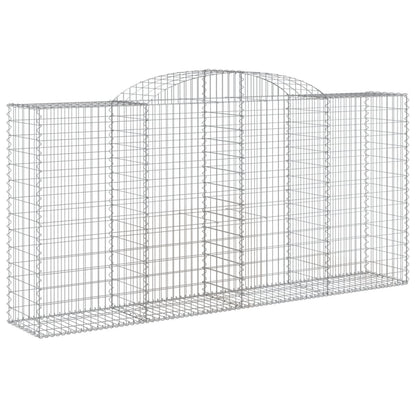 Schanskorven 7 st gewelfd 300x50x140/160 cm ijzer 7 300 x 50 x 140/160 cm