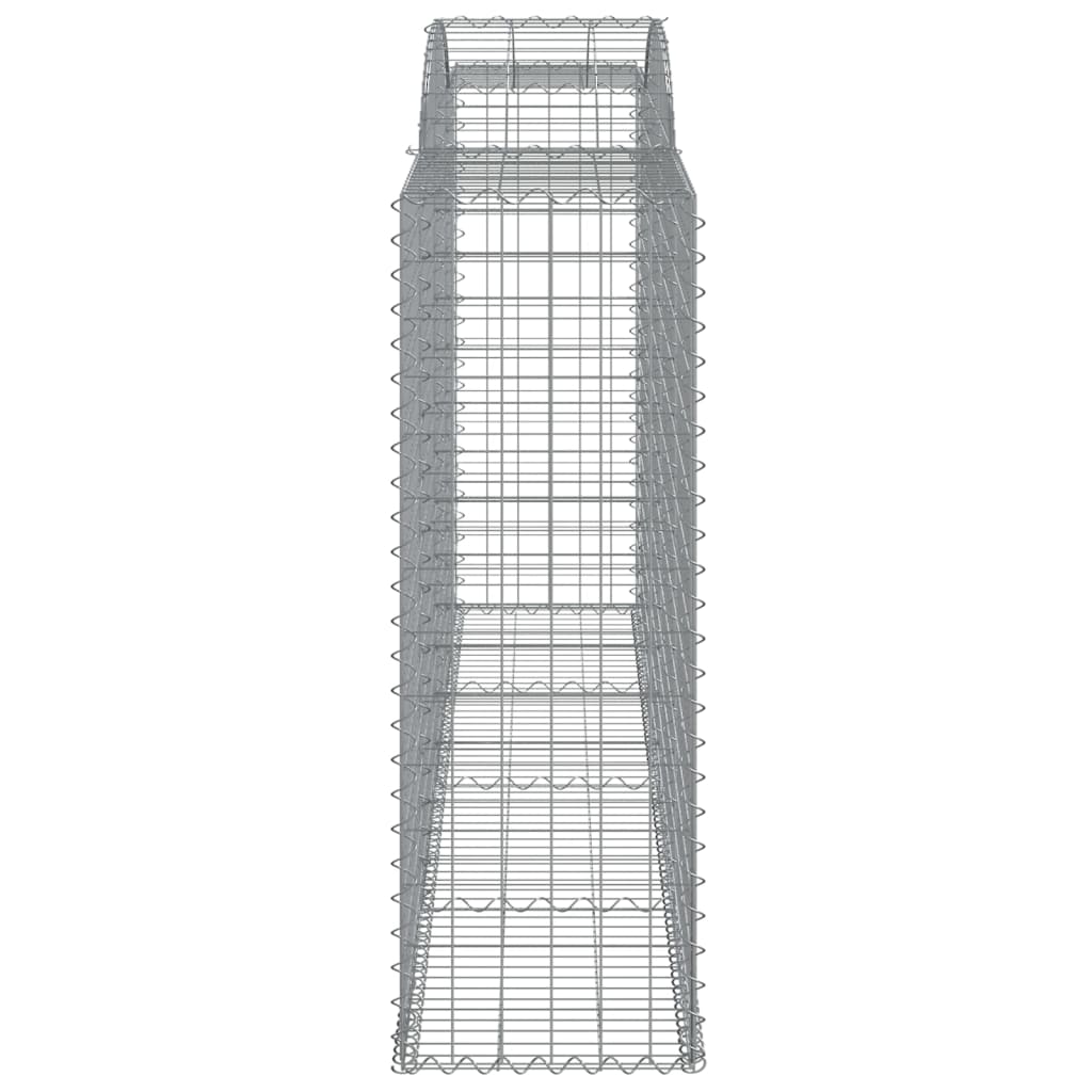 Schanskorven 9 st gewelfd 300x50x140/160 cm ijzer 9 300 x 50 x 140/160 cm