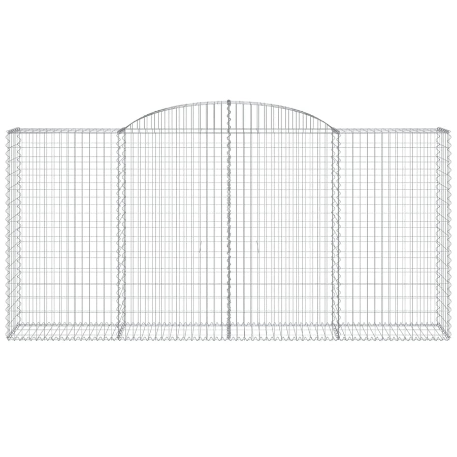 Schanskorven 13 st gewelfd 300x50x140/160 cm ijzer 13 300 x 50 x 140/160 cm
