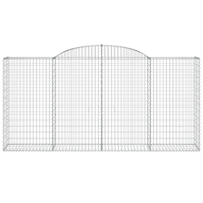 Schanskorven 15 st gewelfd 300x50x140/160 cm ijzer 15 300 x 50 x 140/160 cm
