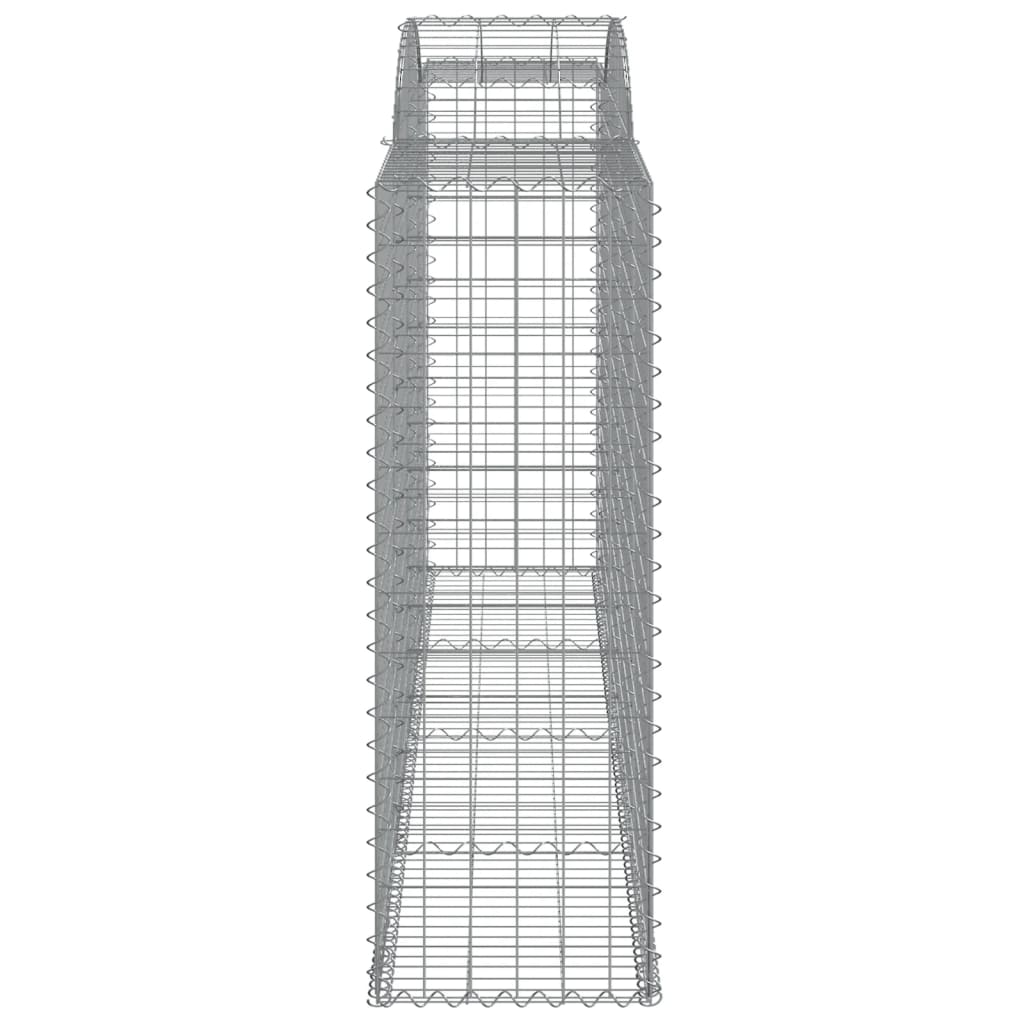 Schanskorven 15 st gewelfd 300x50x140/160 cm ijzer 15 300 x 50 x 140/160 cm