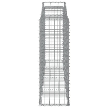 Schanskorven 15 st gewelfd 300x50x140/160 cm ijzer 15 300 x 50 x 140/160 cm