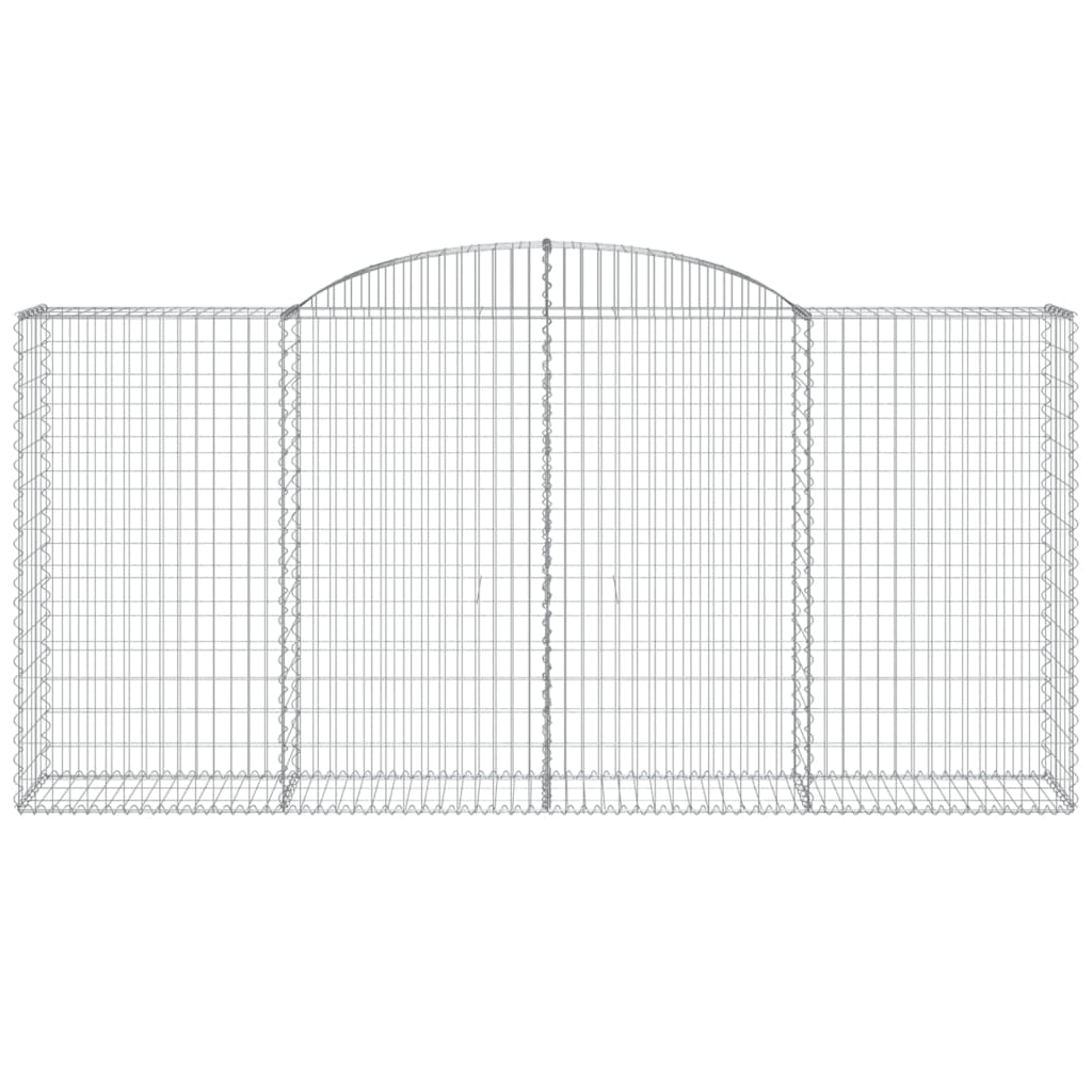 Schanskorven 17 st gewelfd 300x50x140/160 cm ijzer 17 300 x 50 x 140/160 cm