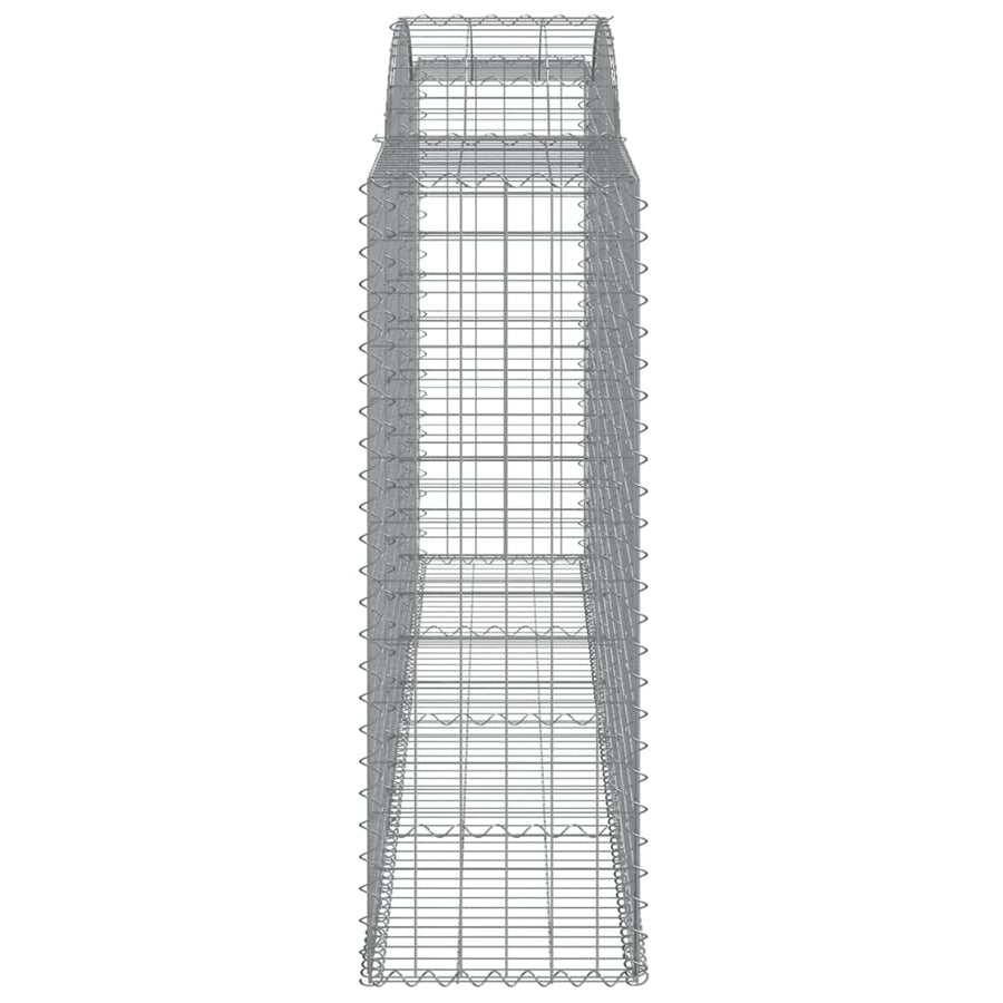 Schanskorven 17 st gewelfd 300x50x140/160 cm ijzer 17 300 x 50 x 140/160 cm