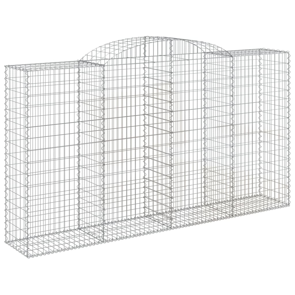 Schanskorven 3 st gewelfd 300x50x160/180 cm ijzer 3 300 x 50 x 160/180 cm