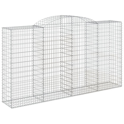 Schanskorven 3 st gewelfd 300x50x160/180 cm ijzer 3 300 x 50 x 160/180 cm