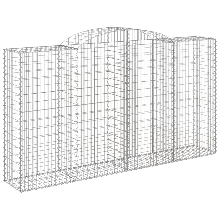 Schanskorven 5 st gewelfd 300x50x160/180 cm ijzer 5 300 x 50 x 160/180 cm