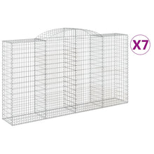 Schanskorven 7 st gewelfd 300x50x160/180 cm ijzer 7 300 x 50 x 160/180 cm