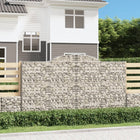 Schanskorven 8 st 300x50x160/180 cm zilver