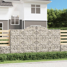 Schanskorven 8 st gewelfd 300x50x160/180 cm ijzer 8 300 x 50 x 160/180 cm