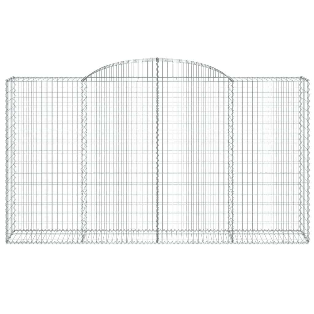 Schanskorven 11 st gewelfd 300x50x160/180 cm ijzer 11 300 x 50 x 160/180 cm