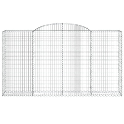 Schanskorven 11 st gewelfd 300x50x160/180 cm ijzer 11 300 x 50 x 160/180 cm