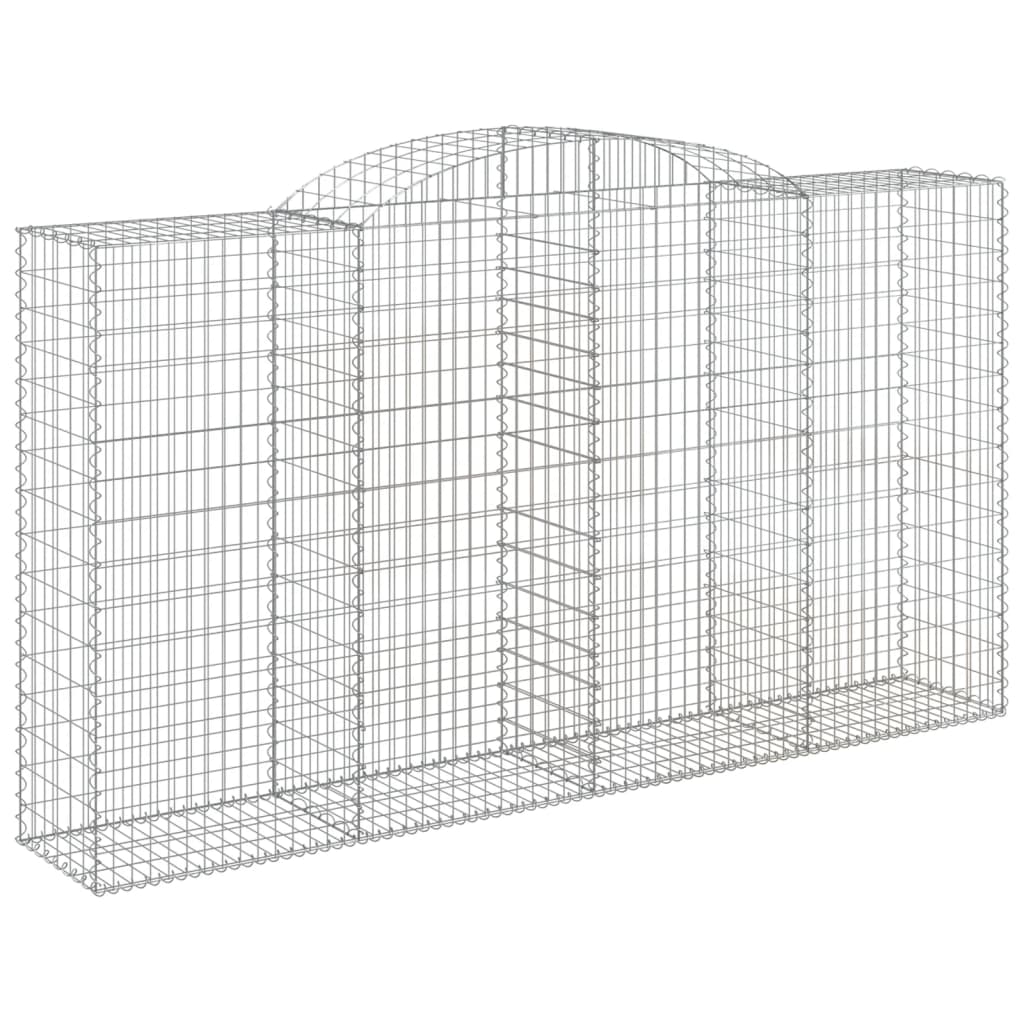Schanskorven 12 st gewelfd 300x50x160/180 cm ijzer 12 300 x 50 x 160/180 cm