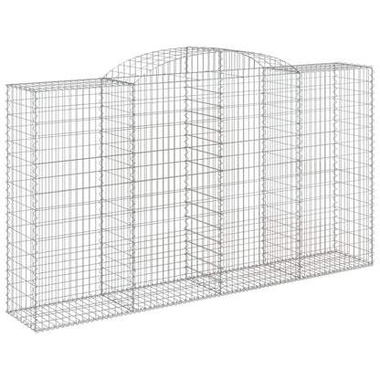 Schanskorven 12 st gewelfd 300x50x160/180 cm ijzer 12 300 x 50 x 160/180 cm
