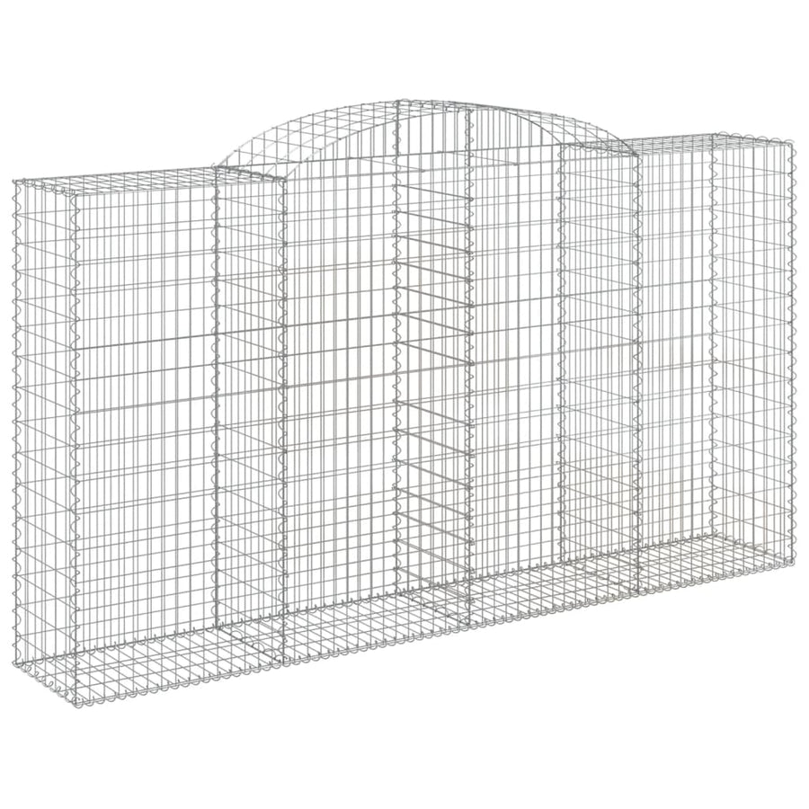 Schanskorven 12 st gewelfd 300x50x160/180 cm ijzer 12 300 x 50 x 160/180 cm