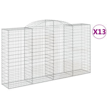 Schanskorven 13 st gewelfd 300x50x160/180 cm ijzer 13 300 x 50 x 160/180 cm