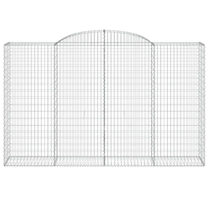 Schanskorven 3 st gewelfd 300x50x180/200 cm ijzer 3 300 x 50 x 180/200 cm