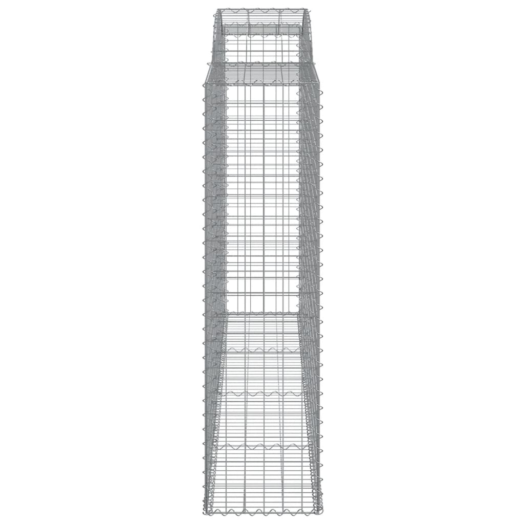 Schanskorven 5 st gewelfd 300x50x180/200 cm ijzer 5 300 x 50 x 180/200 cm