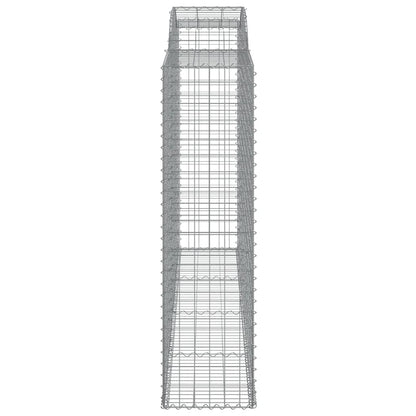 Schanskorven 12 st gewelfd 300x50x180/200 cm ijzer 12 300 x 50 x 180/200 cm