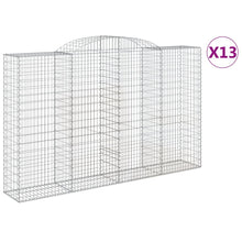 Schanskorven 13 st gewelfd 300x50x180/200 cm ijzer 13 300 x 50 x 180/200 cm